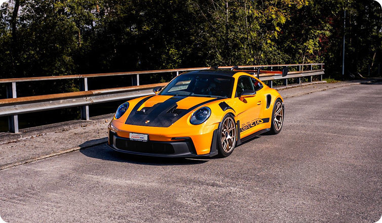 Porsche 992 GT3 RS orange