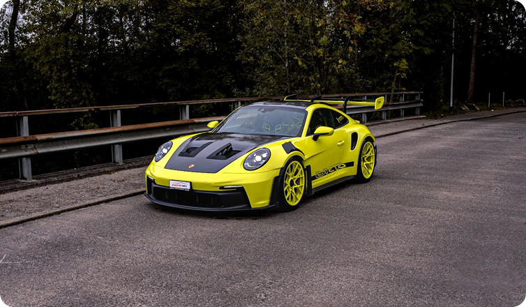 Porsche 992 GT3 RS gelb